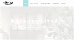 Desktop Screenshot of ikebana-international.ch