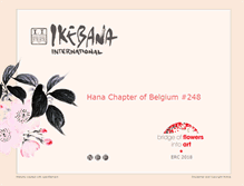 Tablet Screenshot of ikebana-international.be